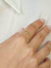 Carregar imagem no visualizador da galeria, Anel Mônaco Bolas - Ouro18k