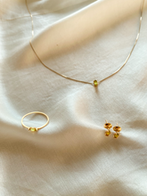 Carregar imagem no visualizador da galeria, Conjunto Navete Peridoto - Ouro 18k