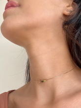 Carregar imagem no visualizador da galeria, Pingente Navete Peridoto - Ouro 18K