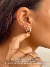 Carregar imagem no visualizador da galeria, Pingente Placa Fractal - Ouro18k