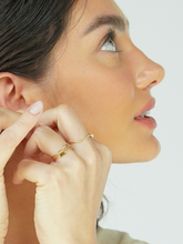 Carregar imagem no visualizador da galeria, Anel Malta Verde claro- Ouro 18k