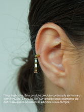 Carregar imagem no visualizador da galeria, Pingente Malta Triplo - Ouro 18k