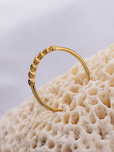 Carregar imagem no visualizador da galeria, Anel Meia Aliança Alexandria Colours - Ouro18k