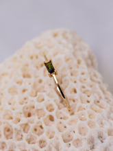 Carregar imagem no visualizador da galeria, Anel Malta Verde Escuro - Ouro18k