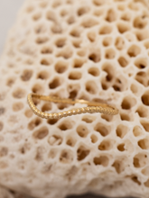 Carregar imagem no visualizador da galeria, Anel Onda - Ouro 18k