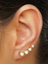 Carregar imagem no visualizador da galeria, Brinco Pérolas Córsega - Ouro18k