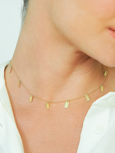 Carregar imagem no visualizador da galeria, Colar Plaquinhas Ouro18k