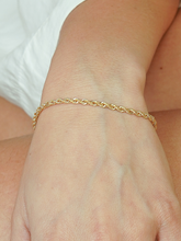 Carregar imagem no visualizador da galeria, Pulseira Elo Singapura Ouro 18K