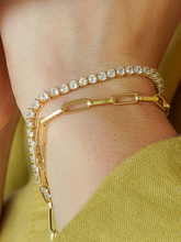 Carregar imagem no visualizador da galeria, Pulseira Riviera - Ouro18k