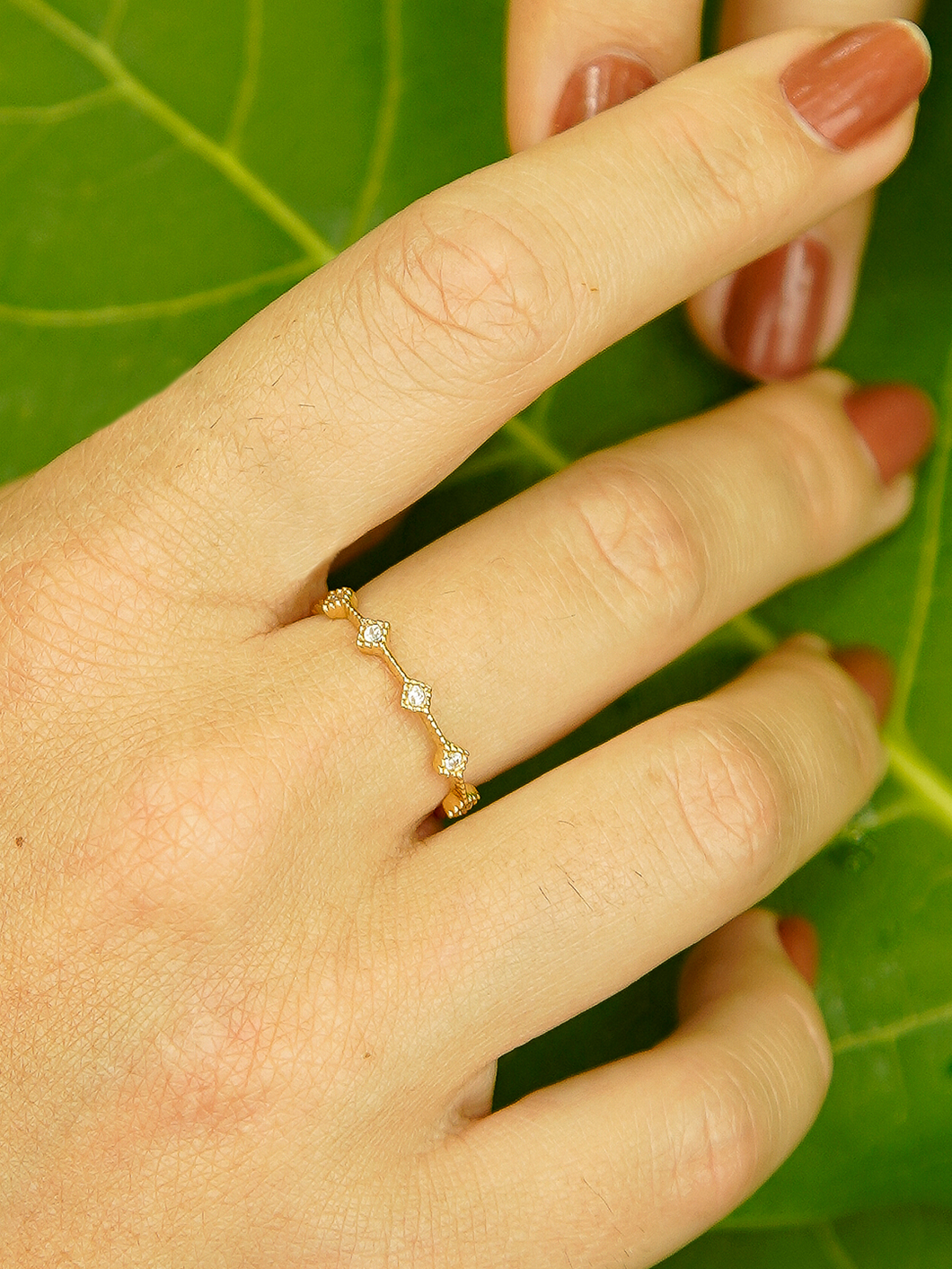 Anel Elizabeth - Ouro 18k