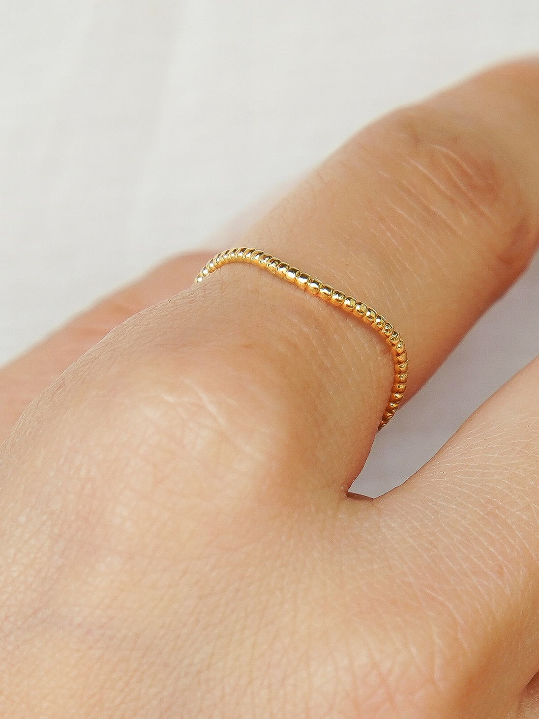 Anel Onda - Ouro 18k