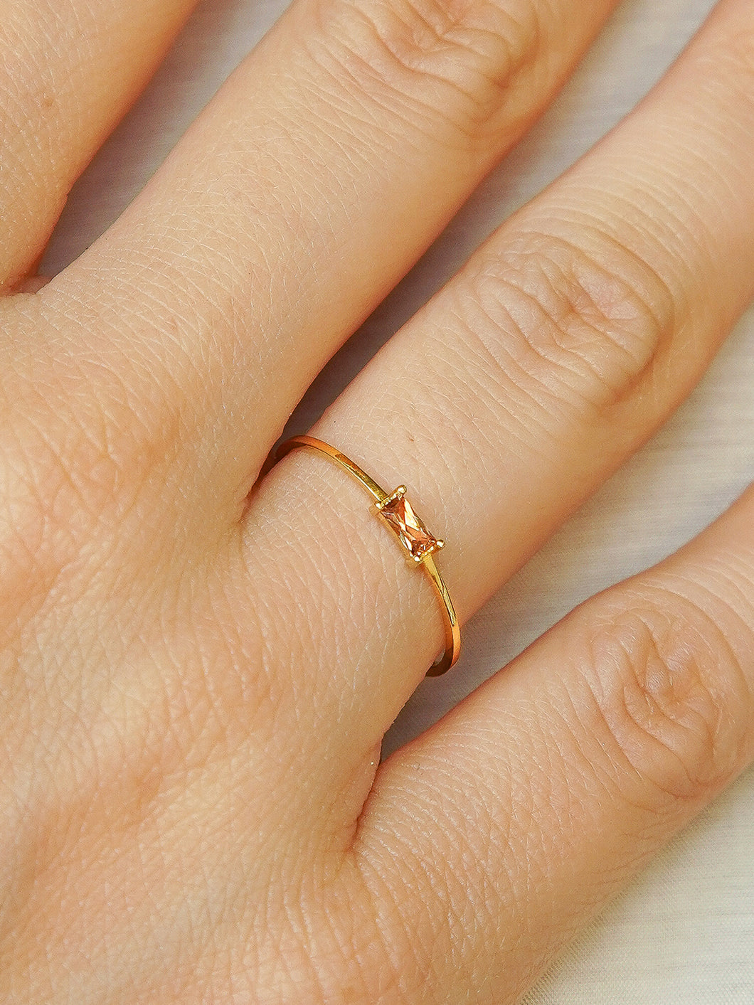Anel Malta Marrom - Ouro18k